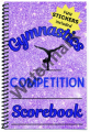 Gymnastics Competition Scorebook, set of 25