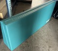 Ref 1412 TWO Econo Divider Wall, 26" x 60" x 12" base and 6" top, Standard Green